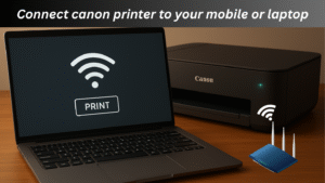 how to connect canon printer to wifi