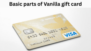 Basic parts of Vanilla gift card